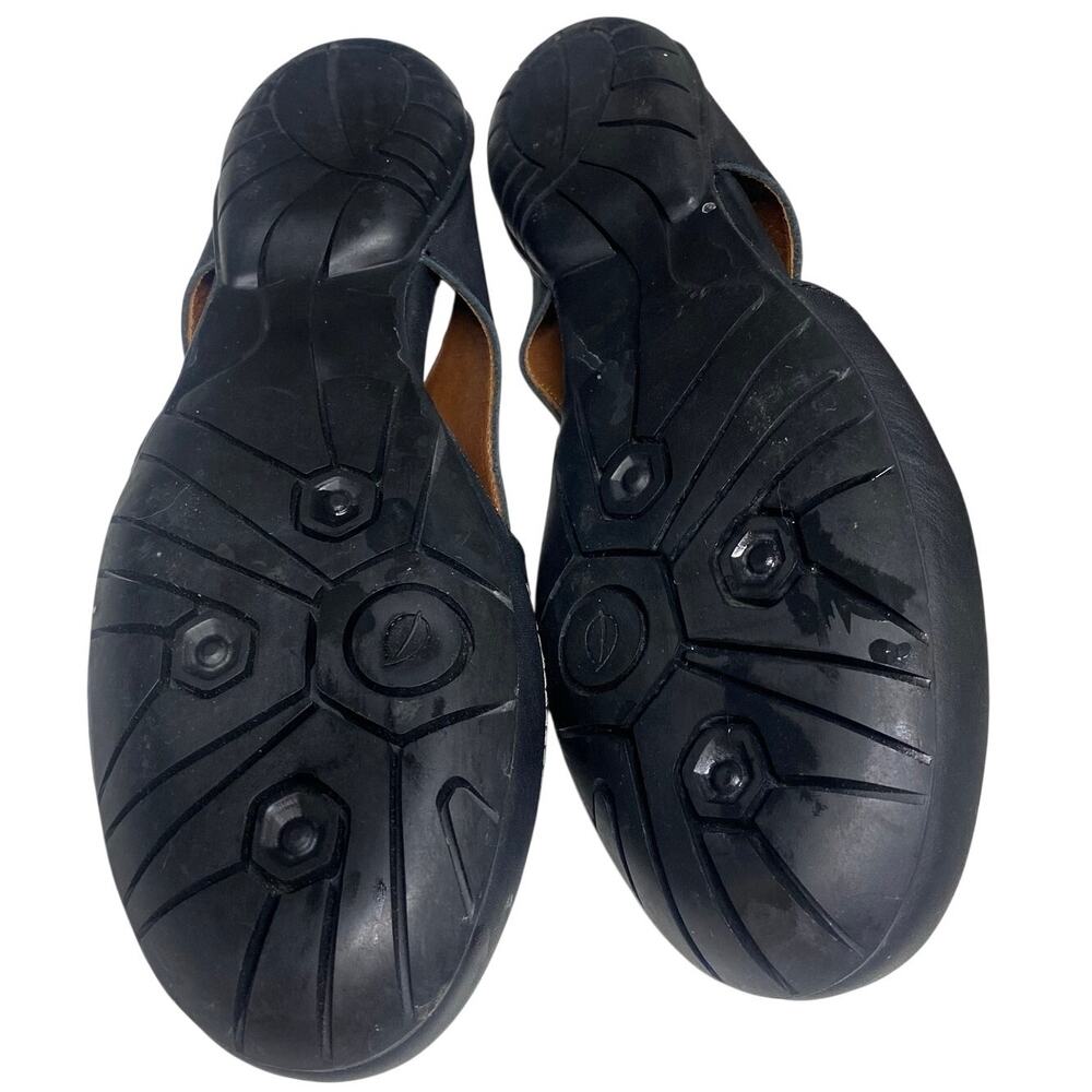 Sergio Tomani Women's Black Leather, Slip-on Slide, Size 10-10.5, Handmade - Picture 10 of 11